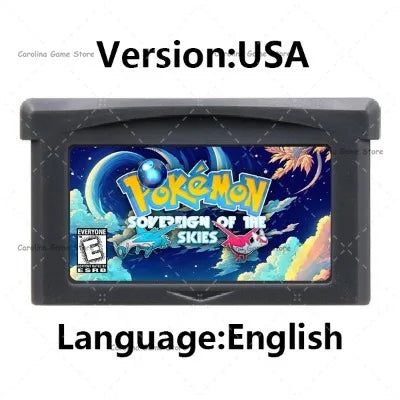 GBA 32-Bit Game Cartridge | Pokemon Series Yellow Sword Shield Arceus Legend Console Card
