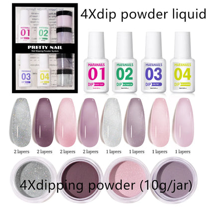 120ml EMA Polymer Acrylic Liquid & Powder - Pink Nail Builder for Dipping, Carving, Acrylic Powder, and Nail Tip Extensions