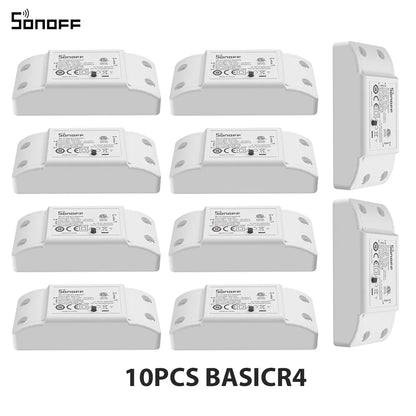 SONOFF BASICR4 WiFi Smart Switch - ESP32 Remote Control with eWeLink, Alexa & Google Home Compatibility