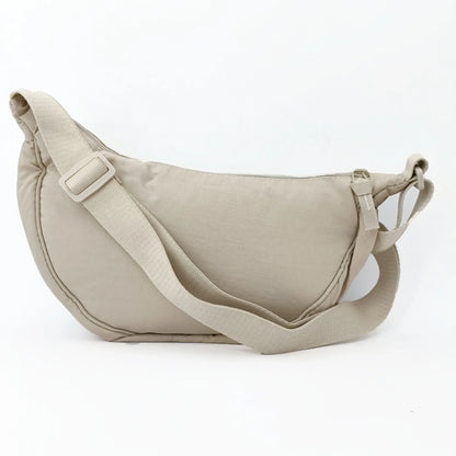 Casual Nylon Hobo Crossbody Bag for Women – Shoulder, Half Moon, Tote Travel Shopper & Purses