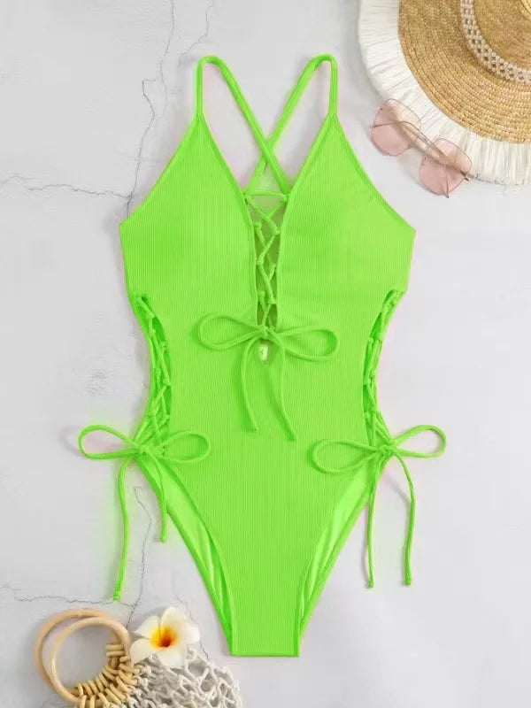 Women’s Floral Tankini Swim Set - Adjustable Strap Vest Top & Drawstring Shorts Bikini Beachwear for Summer
