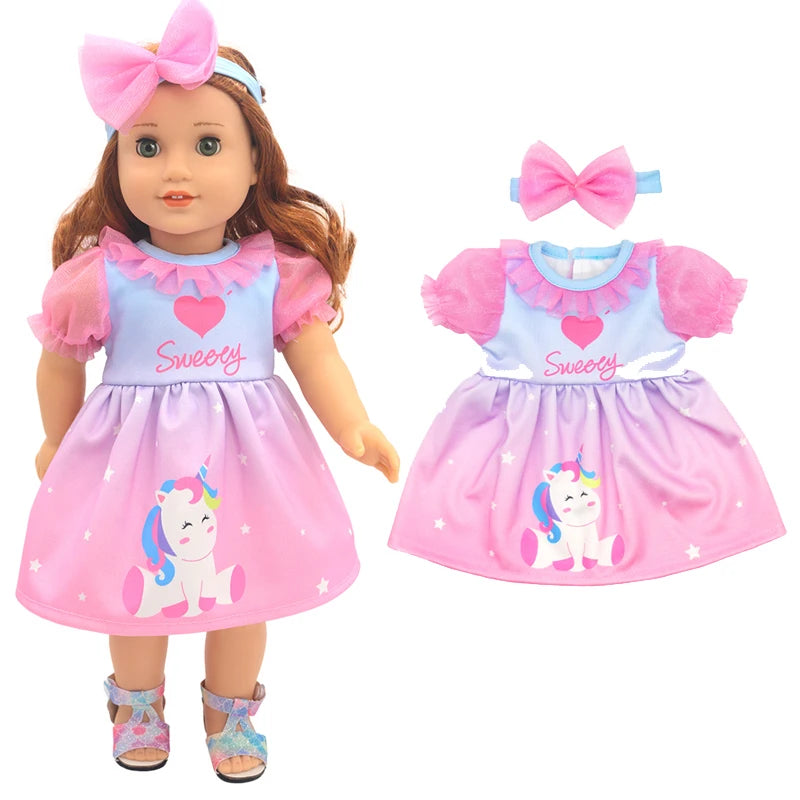 18-Inch American Girl Doll Clothes – Coat, Tights & Pants Outfit for Newborn & Baby Dolls