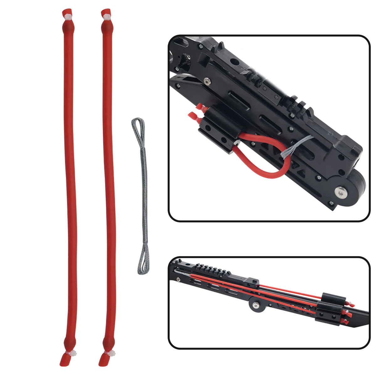 Folding Slingshot Rubber Bands - 3060 Replacement Bands for Professional & DIY Slingshot Accessories