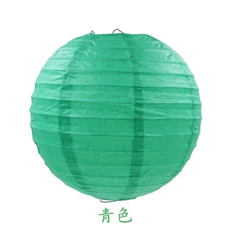 Round Paper Lanterns for Birthday Wedding Party Decor, DIY Hanging Lampion Balls, 4/6/8/10/12/14/16 Inch Craft Supplies