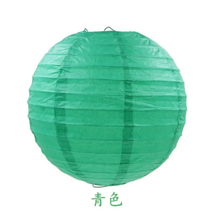 Round Paper Lanterns for Birthday Wedding Party Decor, DIY Hanging Lampion Balls, 4/6/8/10/12/14/16 Inch Craft Supplies
