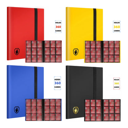 360 Pocket Trading Card Binder – 9 Pocket Side-Loading Album for Yugioh, MTG & TCG Cards