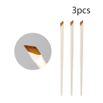 Ultra Thin Eyeliner & Eyebrow Brush – Precision Blade Angled Makeup Detail Brush for Eyes & Under-Eye Application