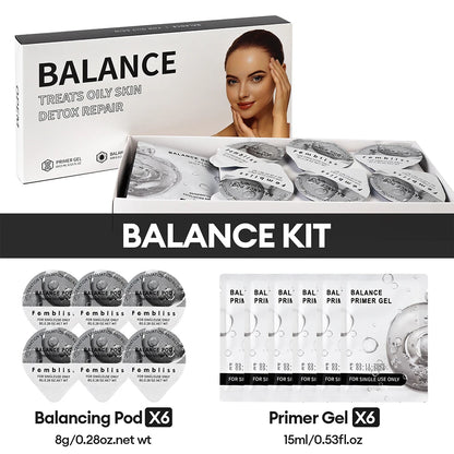 CO2 Bubble Facial Pod Kit - CO2 Capsule Gel & Serum Pods for Aqua Facial Bubble Pen, Deep Cleansing, Hydrating & Spa Skin Care