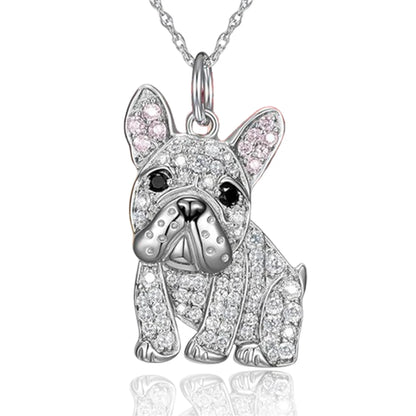 Schnauzer Dog Pendant Necklace – Cute & Elegant Puppy Jewelry for Women, Perfect Gift for Dog Lovers