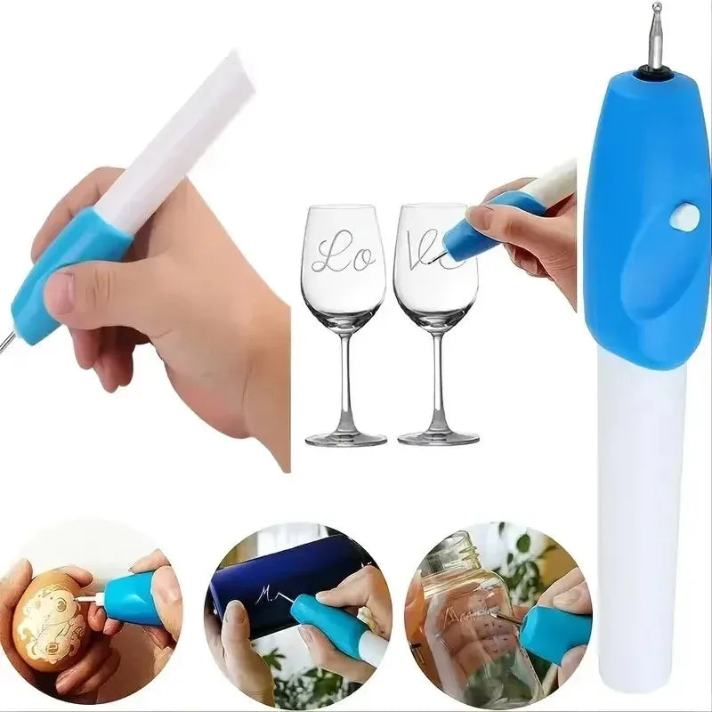 Mini Wireless Electric Engraving Pen - Precision DIY Craft & Name Engraving Tool