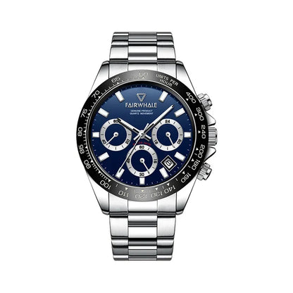 Men’s Sport Quartz Watch - Luminous Chronograph 3-Eye Waterproof Casual Wristwatch