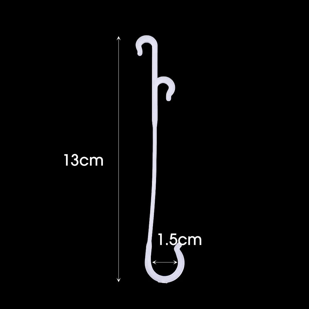 Plant Tomato Support J Hooks - Reusable Trellis Buckle Clips for Vegetables & Climbing Vines (1–100 PCS)