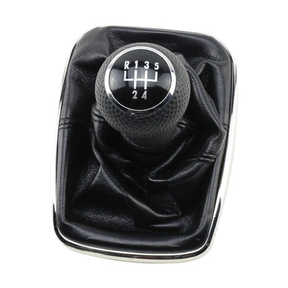 Premium 5-Speed Gear Shift Knob Gaiter Set for VW Golf Bora Jetta GTi MK4 ( 1999 2000 2001 2002 2003 2004 ) - PU Leather