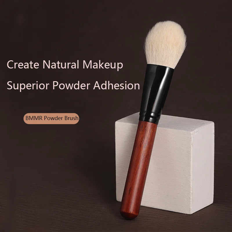 OVW Goat Hair Powder Makeup Brush – Portable Travel Blending Cosmetic Tool