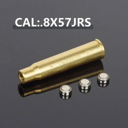 Multi-Caliber Laser Bore Sighter — 12GA, 20GA, 5.45x39, 7.62x39, 9x19mm, .223, .308, .338 Training Cartridge