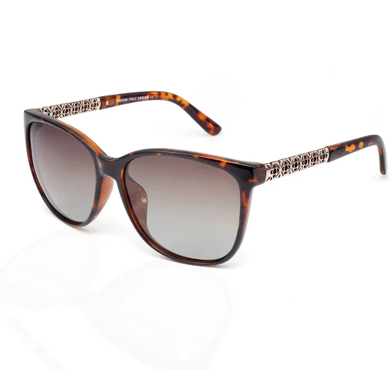 TR Memory Frame Polarized Sunglasses for Women – UV400 Protection Fashion Eyewear with Stylish Lightweight Design for Outdoor Wear
