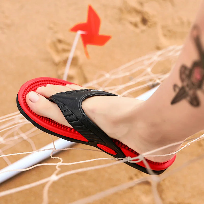 New Summer Fashion Men’s Light Slippers – Casual, Breathable Indoor & Outdoor Footwea