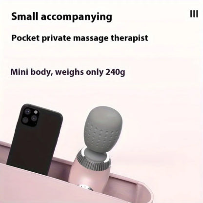 Portable Handheld USB Rechargeable Massage Gun – Multifunctional Full Body Massager for Neck, Back, Legs & Waist