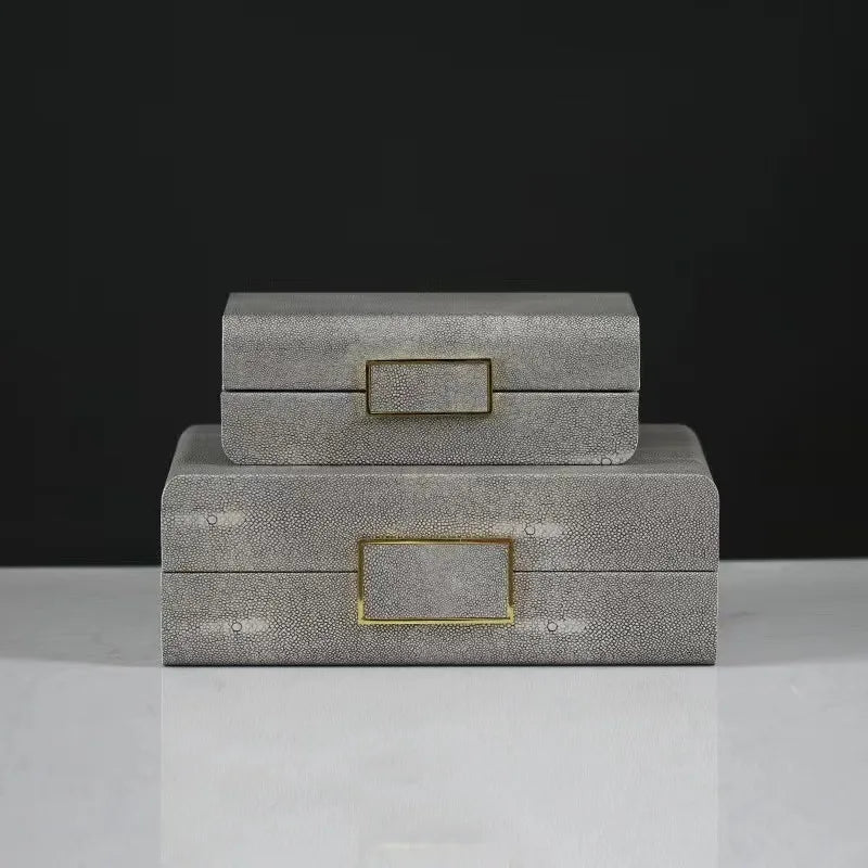 Luxury Wooden Jewelry Box - Double Leather Finish Multi-Functional Jewelry Organizer & Storage Case