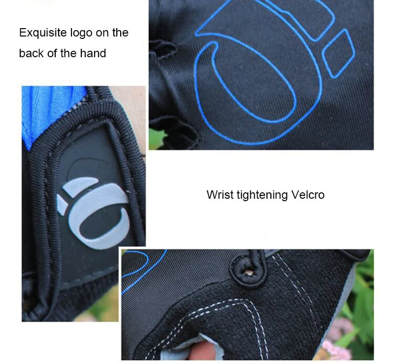 Half Finger Gel Cycling Gloves – Anti-Slip, Anti-Sweat Road Bike Gloves for Men, MTB Cycling Equipment