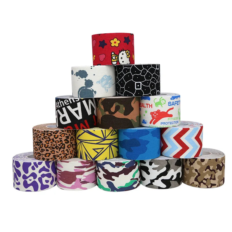 Self-Adhesive Knee Pads & Elastic Bandage Wraps – Fitness, Exercise, and Muscle Support Sporting Goods