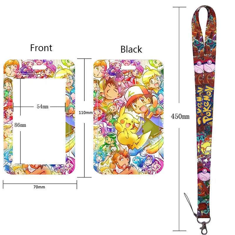 Neck Strap Lanyard for Keys and ID Cards – Badge Holder, Keychain, Key Rings, Fashion Accessory Gift