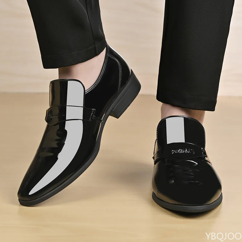 Men's Pointed Toe Formal Shoes - Comfortable Office, Wedding & Daily Dress Shoes