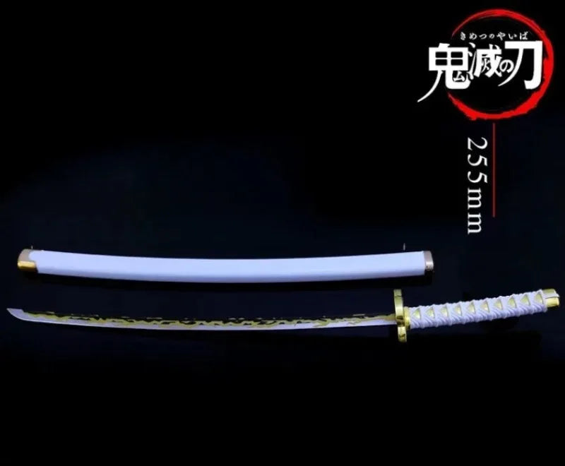 25cm Demon Slayer Katana – Kimetsu No Yaiba Real-Size Samurai Sword Anime Cosplay Prop & Home Decor