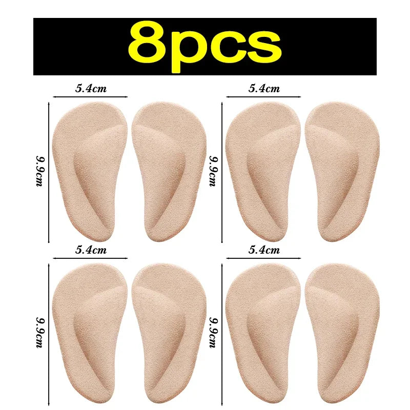 Flat Foot Support Insoles - Breathable PU Corrective Shoe Inserts for Comfortable Everyday Wear