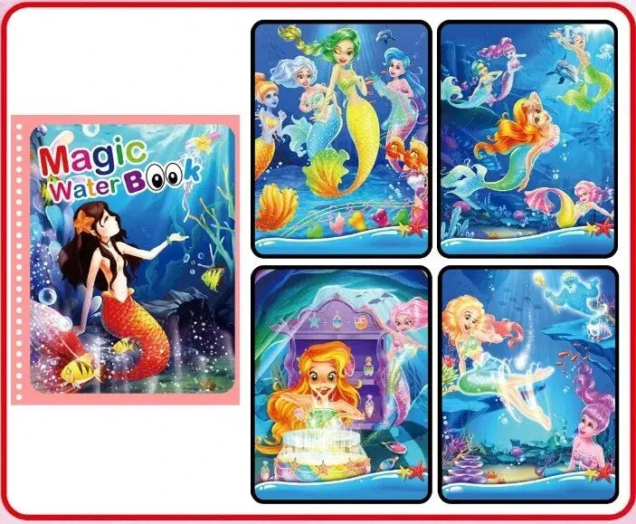 Magical Water Drawing Book – Reusable Montessori Coloring & Sensory Toy for Early Childhood Education