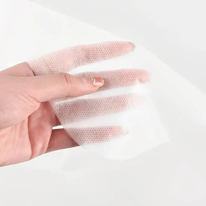500/100PCS Disposable Face Cradle Covers – Soft Non-Woven Headrest Paper for Massage, Spa & Salon Beauty Supplies