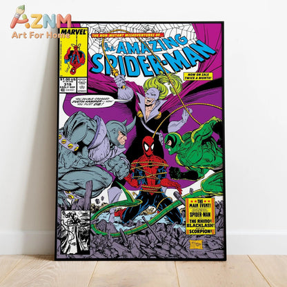 Spider-Man Comic Book Covers Poster - Comic Print Wall Art Gift for Superhero Fans