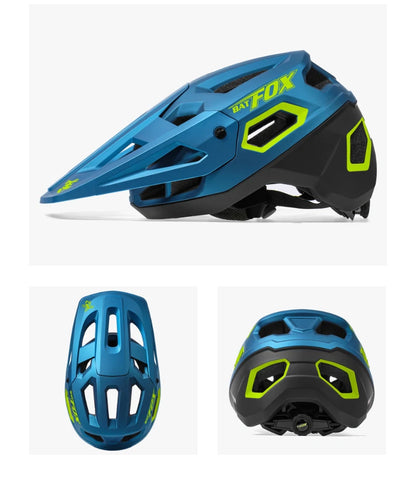 BATFOX MTB Cycling Helmet — Integrally-Molded Mountain Bike Helmet for Speed & Safety
