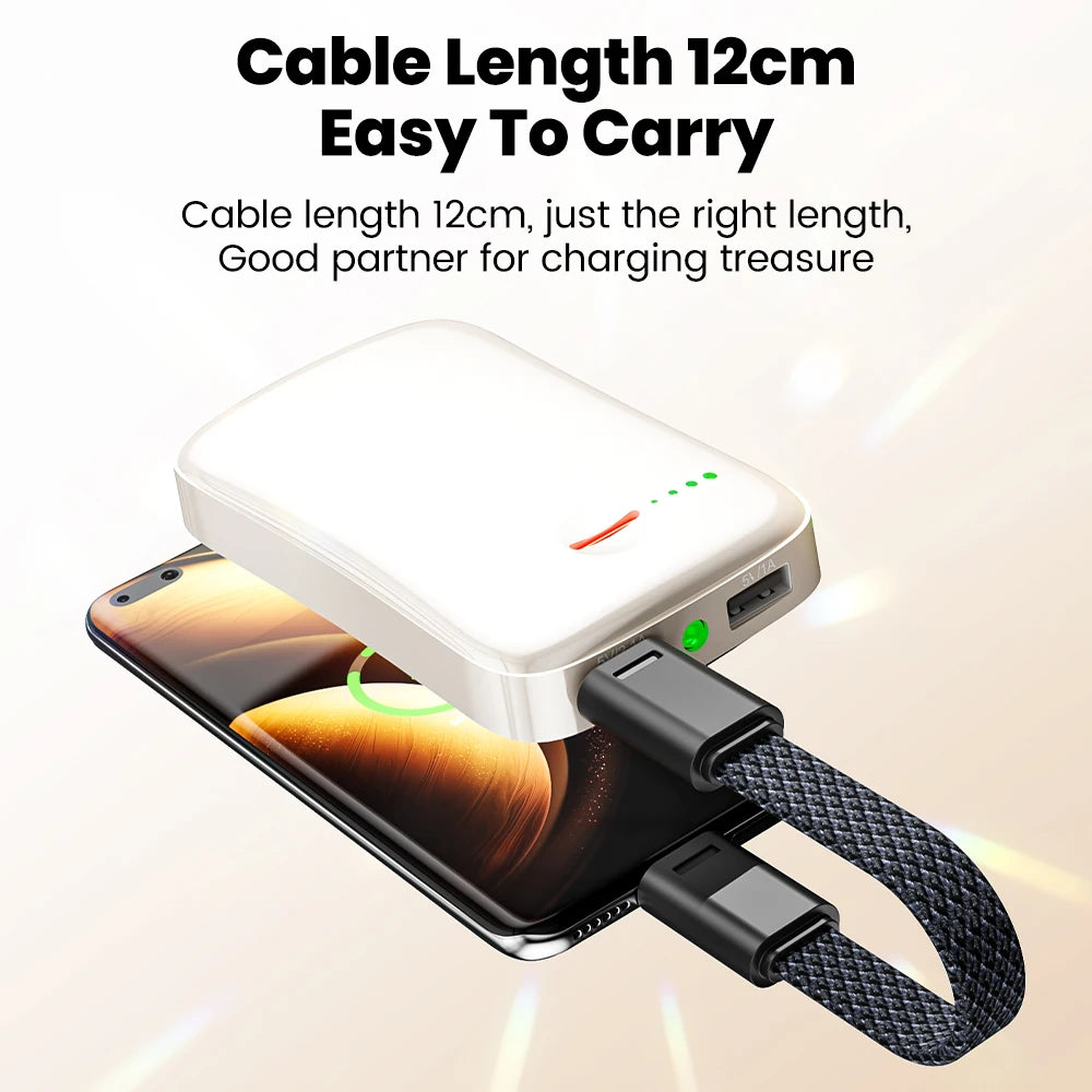 OLAF 60W USB-C to USB-C Cable - Short Fast Charging & Data Cable for iPhone, Samsung & Xiaomi Devices