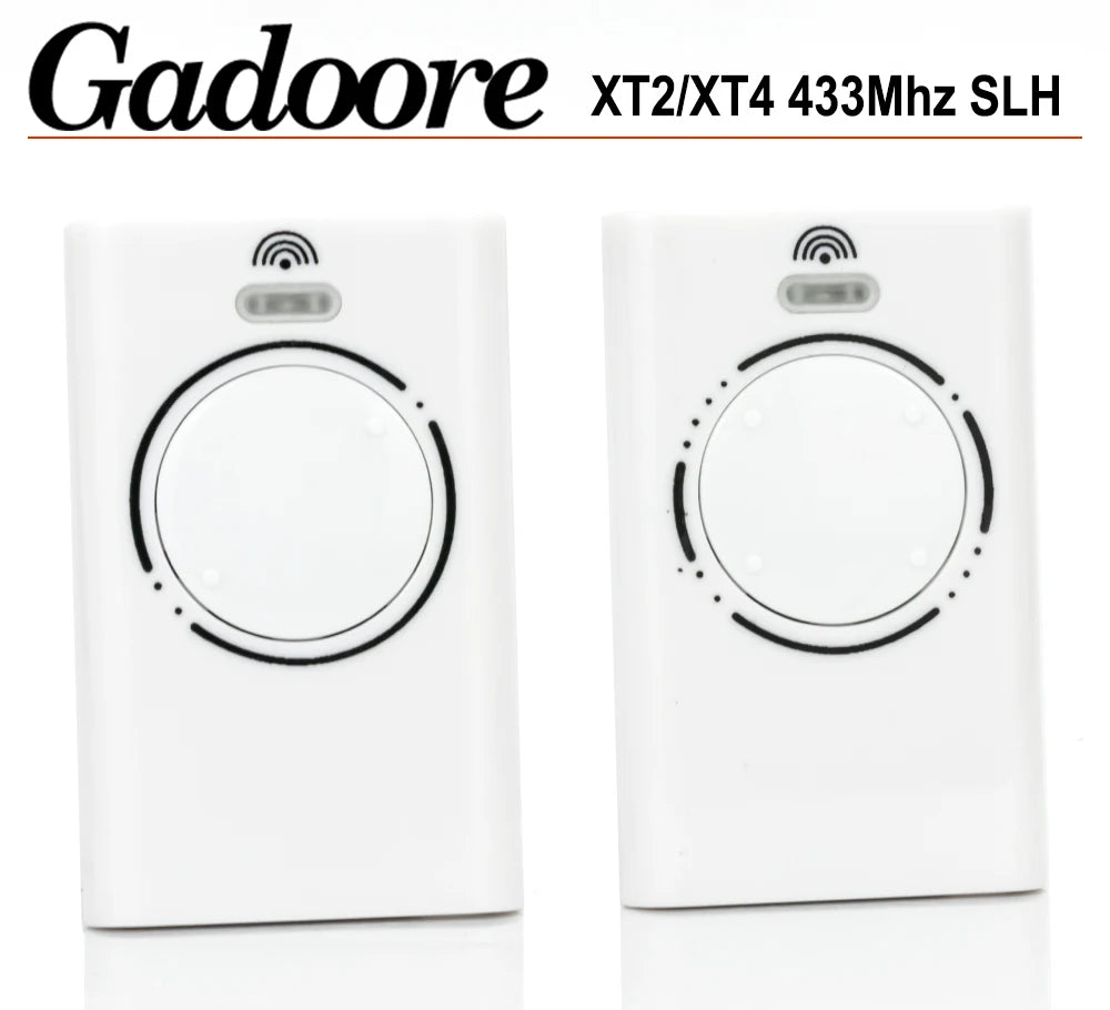 Gadoore XT2 XT4 433MHz SLH LR Garage Door & Gate Remote | Compatible with XT2/XT4 SLH & SLH LR