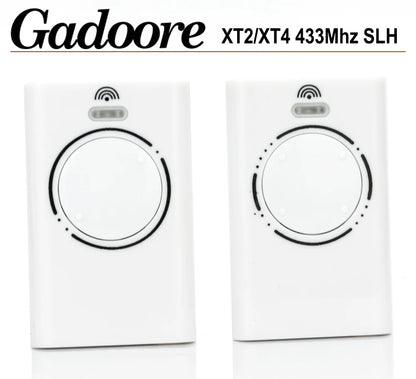 Gadoore XT2 XT4 433MHz SLH LR Garage Door & Gate Remote | Compatible with XT2/XT4 SLH & SLH LR