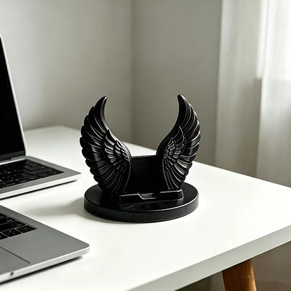 Angel Wings Phone Stand - Creative Nordic Style Desktop Ornament & Mobile Holder