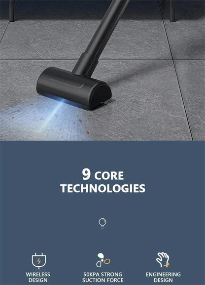 Cordless Handheld Vacuum Cleaner – Rechargeable Wet & Dry Mini Vacuum for Home, Car & Pet Cleaning