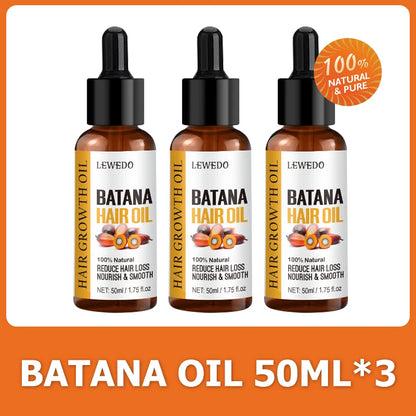 Lewedo Naturals Batana Oil - Pure Hair Care Treatment for Men & Women Nourishing Shiny Hair & Scalp Support