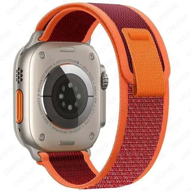 Trail Loop Strap for Apple Watch – Adjustable Band for 49mm 45mm 44mm 42mm 41mm 40mm, Compatible with Series 9 8 7 6 SE 5 4 3