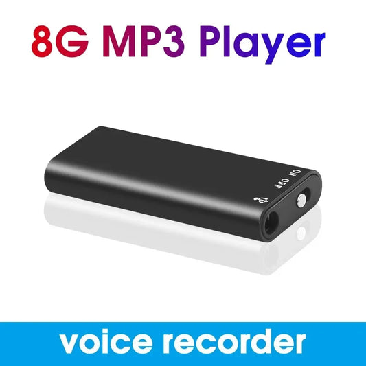 Professional Mini 3-in-1 Voice Recorder – 8GB/16GB/32GB Digital Audio MP3 Player with USB Port