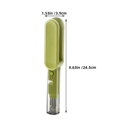 4-in-1 Multi-Purpose Scrubber Brush – Efficient Cutlery Cleaner, Meat Mincer & Sharpener Household Tool