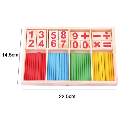 Hot Kids Montessori Wooden Toys – Macaron Blocks Learning Set, Baby Music Rattles & Colorful Educational Blocks
