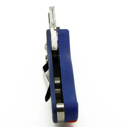 WORKPRO WP211006 Folding Utility Knife - Compact Retractable Box Cutter with Blade Storage