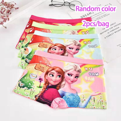New Girl Underwear Set – Anna Elsa Princess Cartoon Kids Panties, 2-7 Years, Comfortable Briefs for Girls