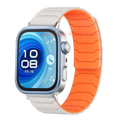 Magnetic Loop Strap for Huawei Watch – Silicone Sports Band for Fit3, Fit4 & Fit4 Pro Replacement Bracelet