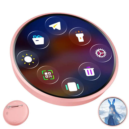 E-Badge Intelligent Anime Electronic Pin - Dynamic Animation Display Trendy Brooch Gift