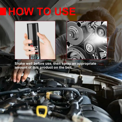 100ml Car Belt Noise Spray – Engine Belt Silencer, Lubrication & Protection for Prolonged Belt Life
