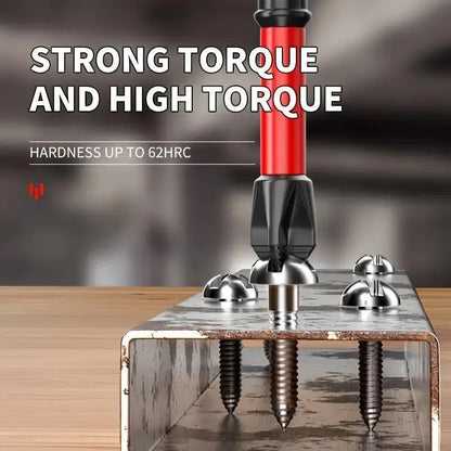 Magnetic Non-Slip Drill Bit Set 3/6/12 Pcs – S2 Steel Crosshead Impact Driver Bits for Electric & Hand Screwdrivers