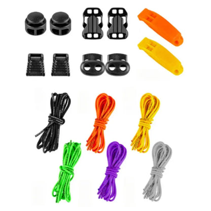 HIKEMAN Adjustable Backpack Expansion Strap - Elastic Buckle Fastener for Outdoor Hiking, Camping & Gear Attachment